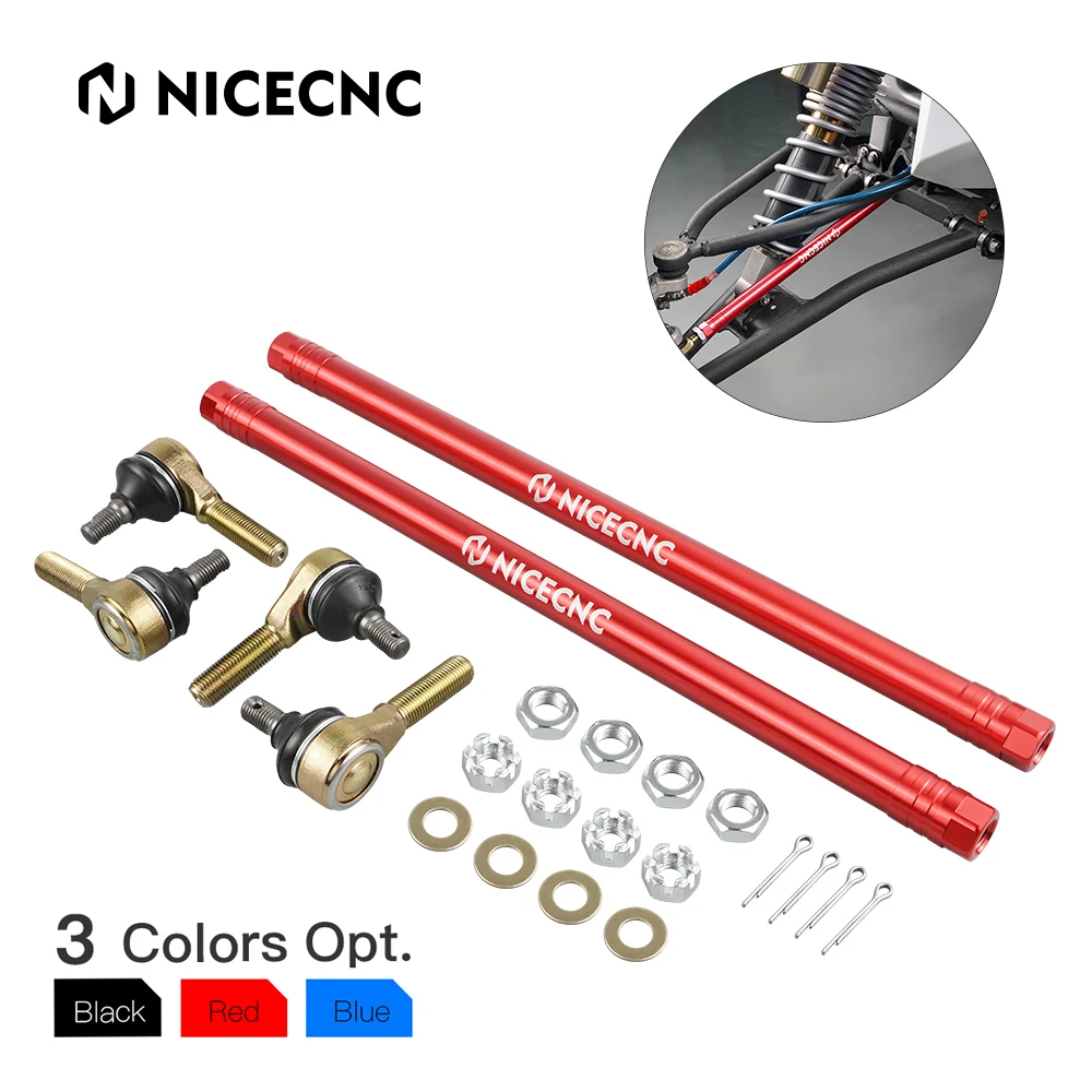 NiceCNC ATV For YAMAHA YFZ450R YFZ 450R 450 R 2009-2022 2021 2020 2019 2018 Ball Joint Tie Rod Ends Kits Aluminum Accessories