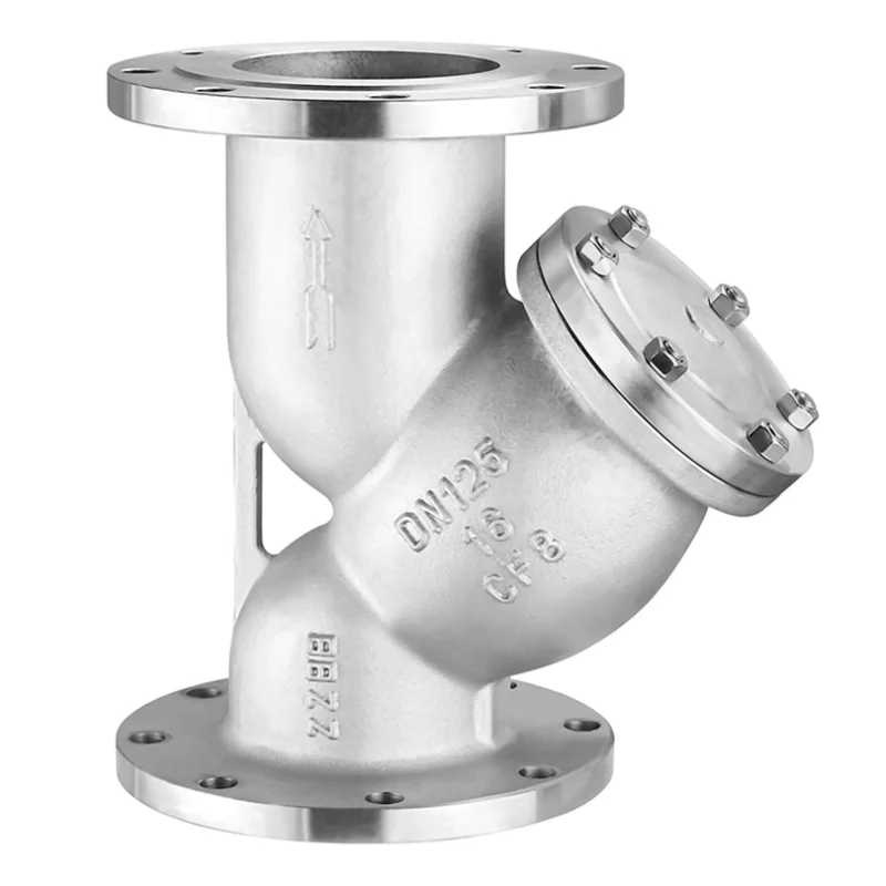 

Threaded 316 Stainless Steel NPS Filter Pipe 3 DN80 PN16 Flange Y Strainer