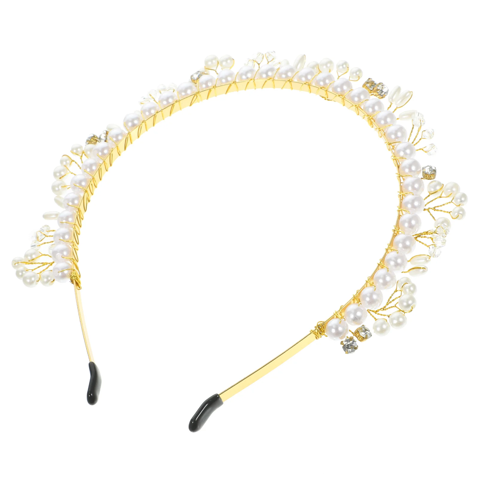 

Женская повязка на голову с жемчугом, свадебная повязка на голову для невесты, аксессуары для волос для девочек-подростков