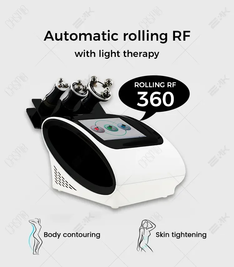 

360 RF Rotating Vibrating Skin Tightening Face Lifting Machine With Photon Therapy Device