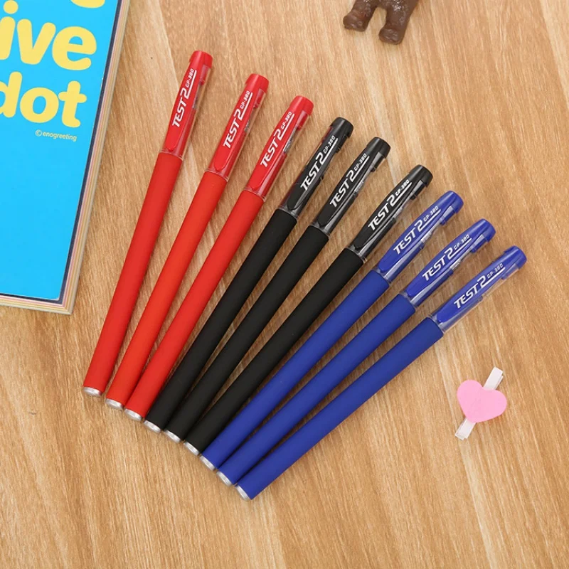 

GP-380Gel Pen Black Frosted Office Signature Pen Learning Stationery Water-Based Paint Pen Examination Exclusive Factory Direct