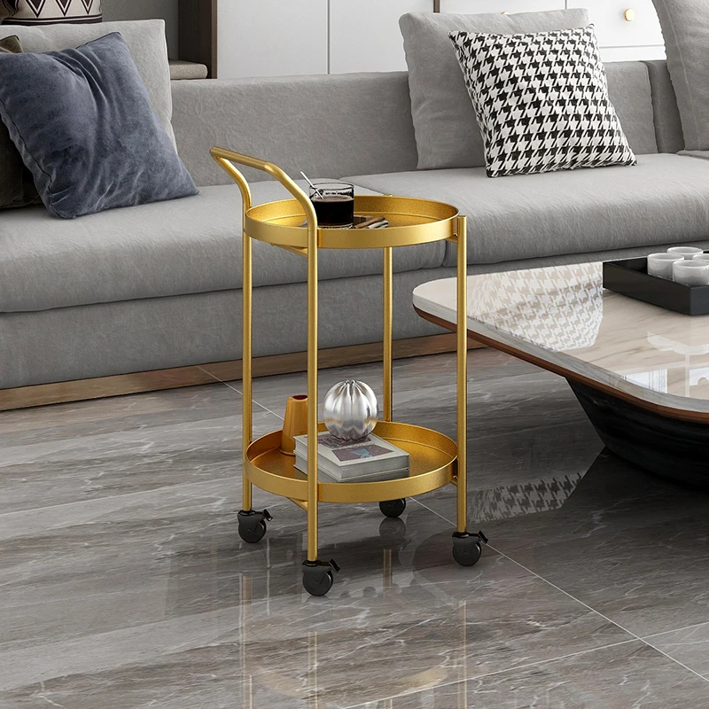 

Скандинавский мобильный диван, боковой маленький зеркальный угловой роскошный прикроватный столик для гостиной, простая ручка