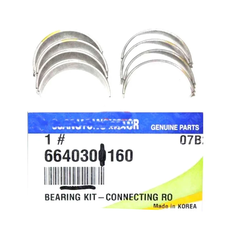 

NBJKATO Brand New Genuine Connecting Rod Bearing Set # 6640300160 For Ssangyong STARVIC Rexton Kyron Rodius
