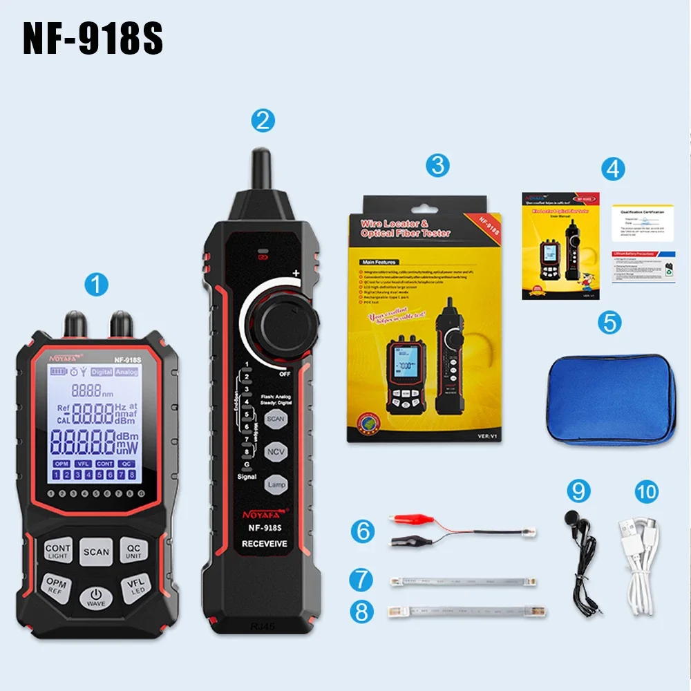 

NOYAFA NF-918S Измеритель оптической мощности