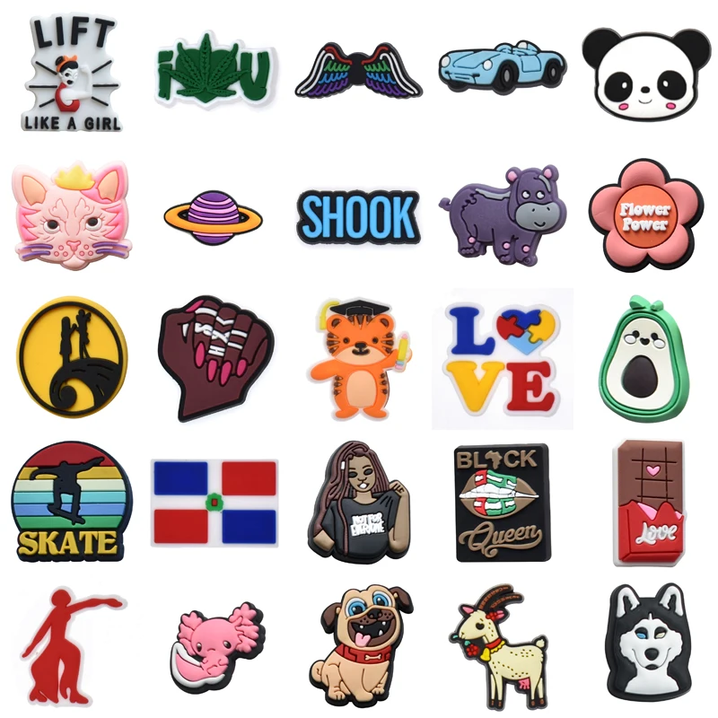 

Kids Wholesale Bulk Shoes Accessories Women Charm Gifts Men Set Jeans Girl Para Pins Boy Decorations for Crocs Shoe Charms Packs