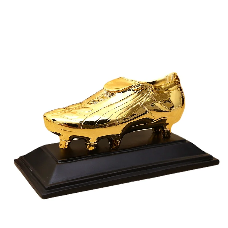 

Football Golden Boot Trophy Statue Champions Top Soccer Trophies Fans Gift Car Decoration Fans Souvenir Cup Birthday Crafts