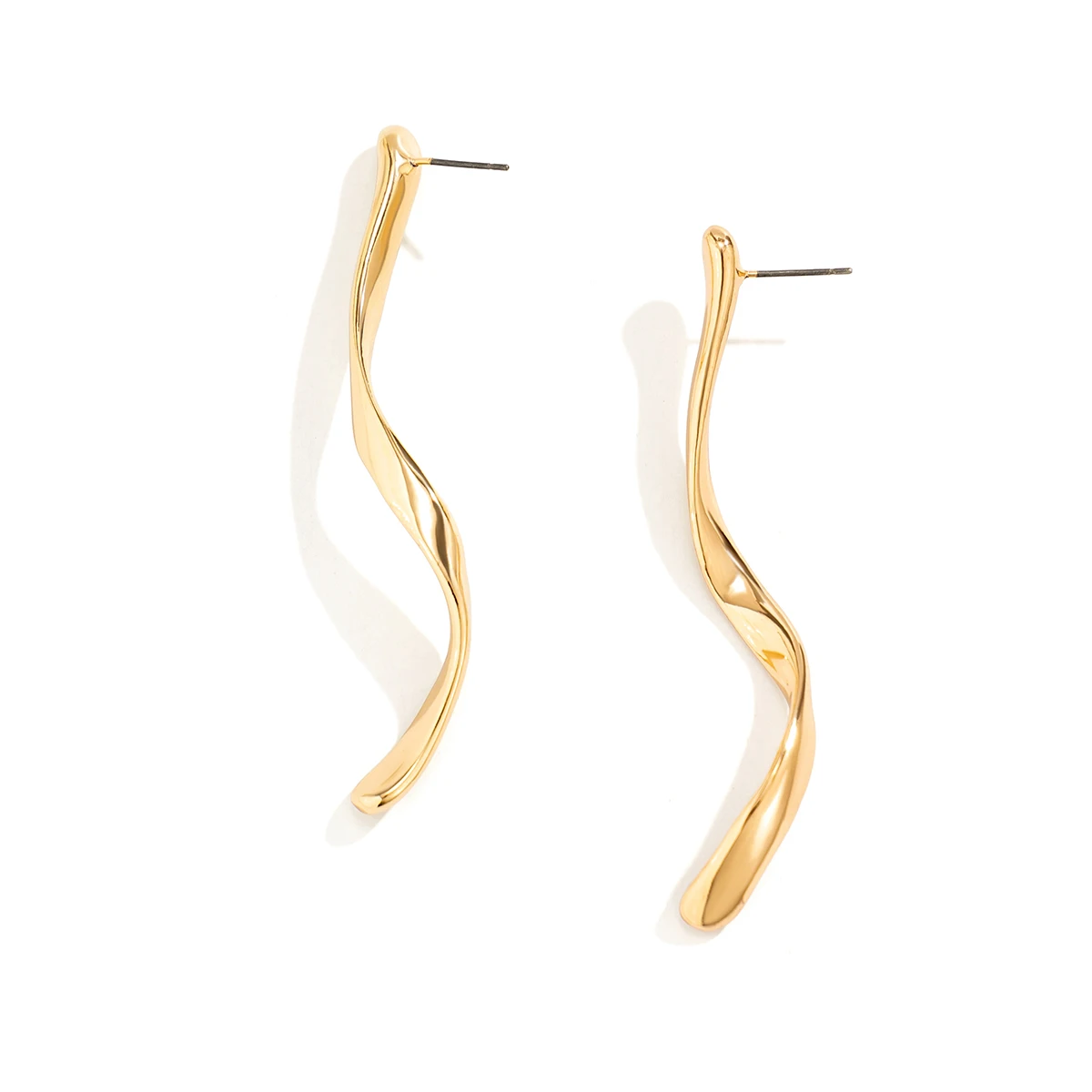 IngeSight.Z Женские металлические серьги-гвоздики в стиле панк из цинкового сплава