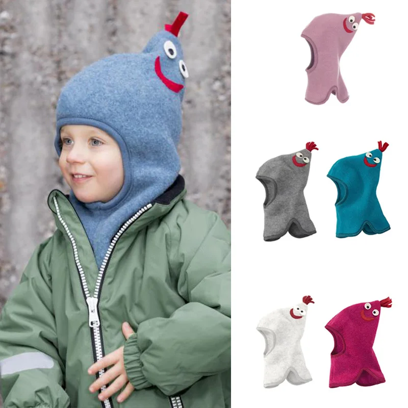 

2023 Denmark Autumn and Winter New Infant and Toddler Rooster Style Hat Soft and Skincare Fit Warm Caps for Boys and Girls 0-3ye