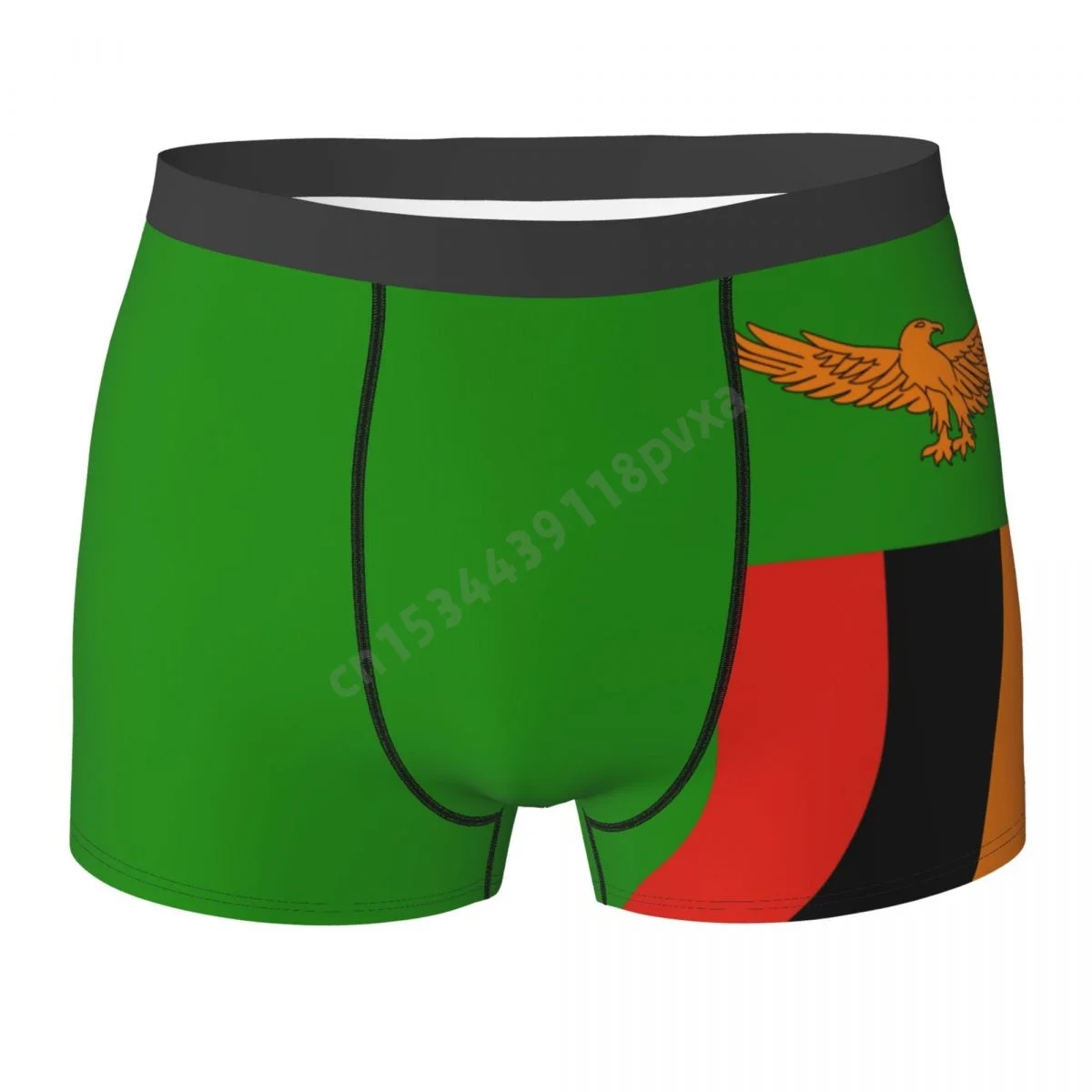 

Zambia Flag Country Men Panties Boxer Shorts Polyester Underpants For Boys Male Large Size