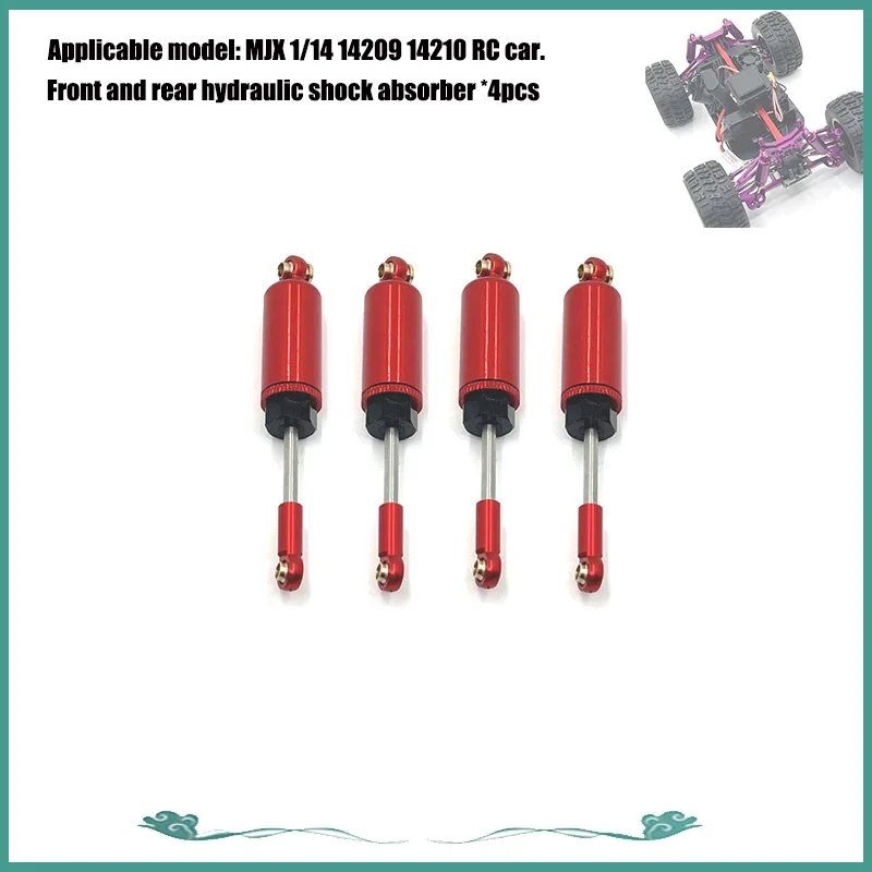 MJX-piezas De Metal Para Coche A Control Remoto 14210 14209 RC Barra Sog Bryzo Oscilante Hacia Arriba Y Abajo