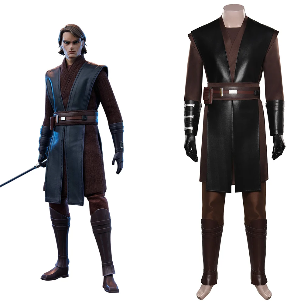 

The Clone Wars Anakin Skywalker Cosplay Costume Outfits Halloween Carnival Suit