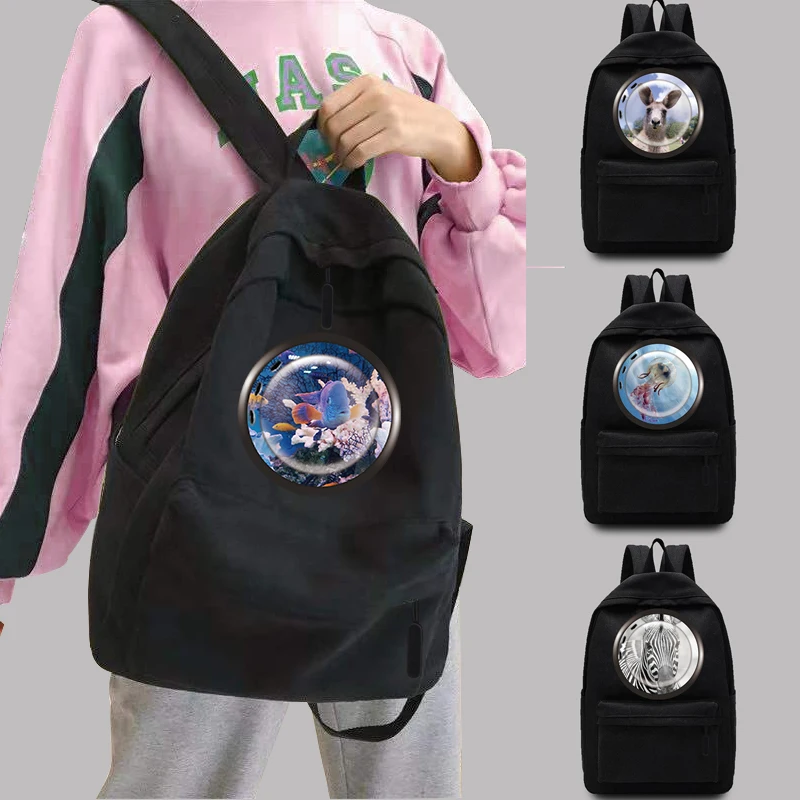 

Backpacks for Students Canvas Large Capacity Travel Laptop Rucksack Outdoor Sport School Back Pack Casual Bag Shoulder Backpack