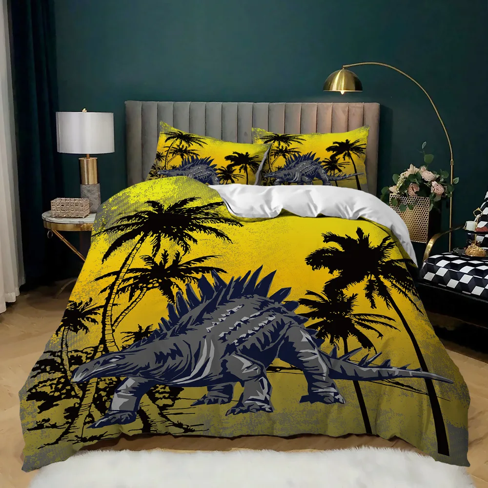 

Bedding Set Wild Animals for Teens Queen King Size Polyester Quilt Cover Animal Duvet Cover Set 2/3Pcs Deer Autumn Forest Leaves