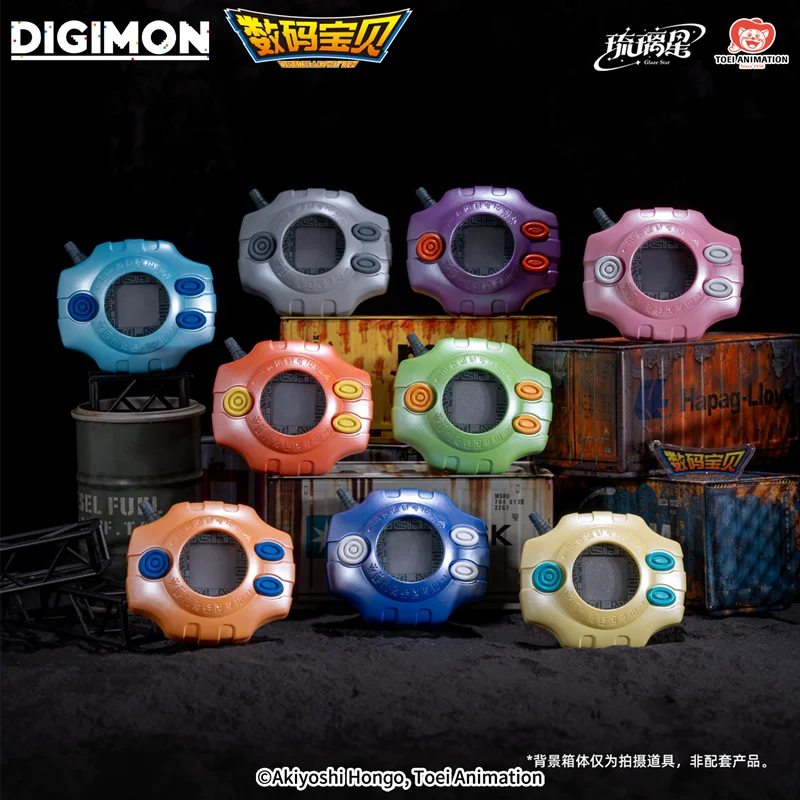 Фото Оригинальный 3D-кулон Digimon Digivice в стиле аниме, серия Blind Box: Храбрость - Тай Ягами, Фигурка Судьбы - Уиллс, Загадочная коробка-сюрприз, модель, подарок №2