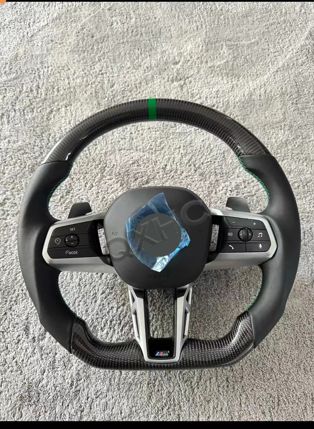 Обновленное кожаное модифицированное рулевое колесо из алькантары для BMW M3 M5 G F