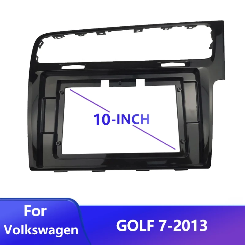 

2013 Vw 7-е поколение Гольф-центр 10 дюймов навигация установленная Автомобильная крышка рамка правый руль включая кабель питания