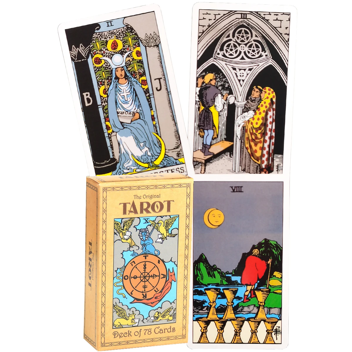 

78 Pcs The Original Tarot Cards Deck Board GameParty Table Game Gift Oracle Leisure Fortune-telling Prophecy With PDF Guidebook