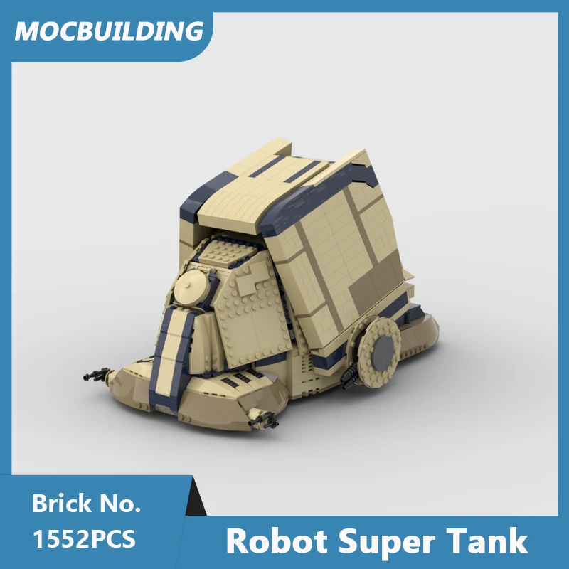

MOC Building Blocks Robot Super Tank Model DIY Assembled Bricks Space Wars Movie Series Creative Children Toys Gifts 1552PCS