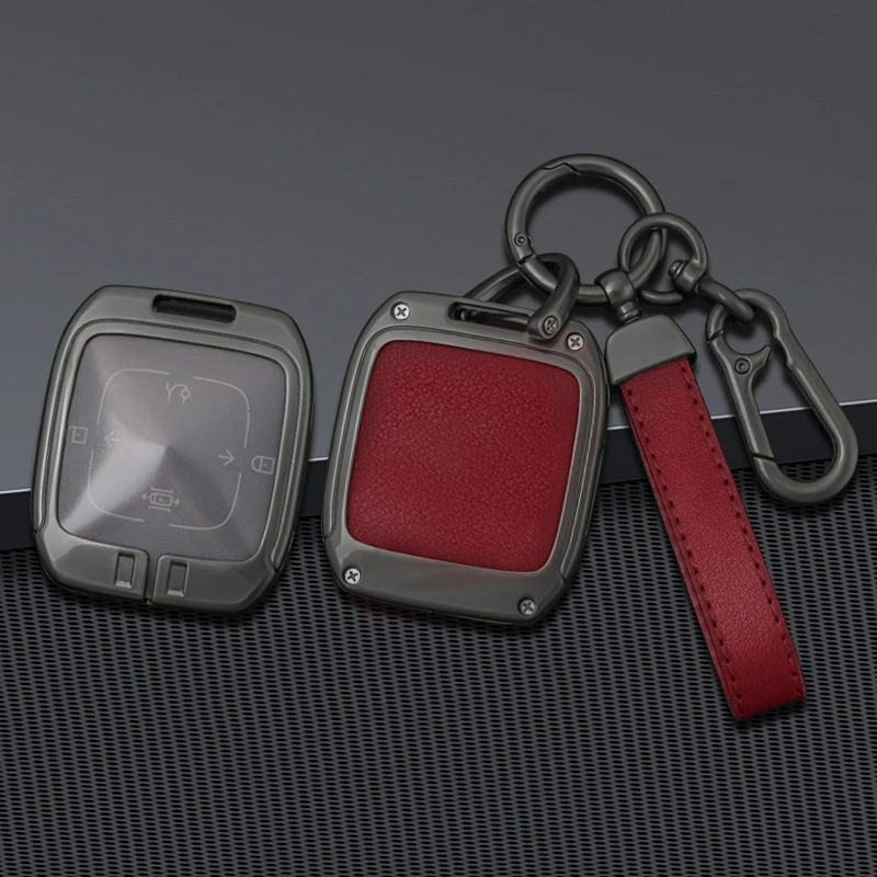 

Zinc Alloy Car Smart Remote Key Case Cover Holder Bag Shell Full Protection For ZEEKR 001 009 Keychain Auto Interior Accessories