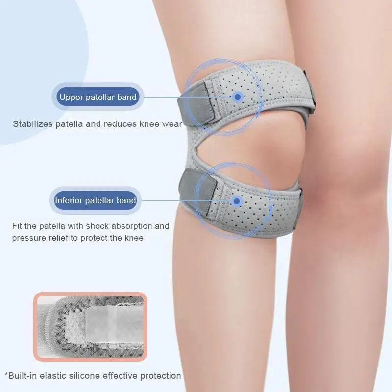 1 шт. двойной коленный ремень с коленной чашечкой регулируемый поддерживающий
