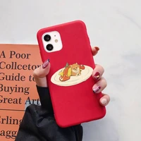 babaite cute food dog phone case soft solid color for iphone 11 12 13 mini pro xs max 8 7 6 6s plus x xr