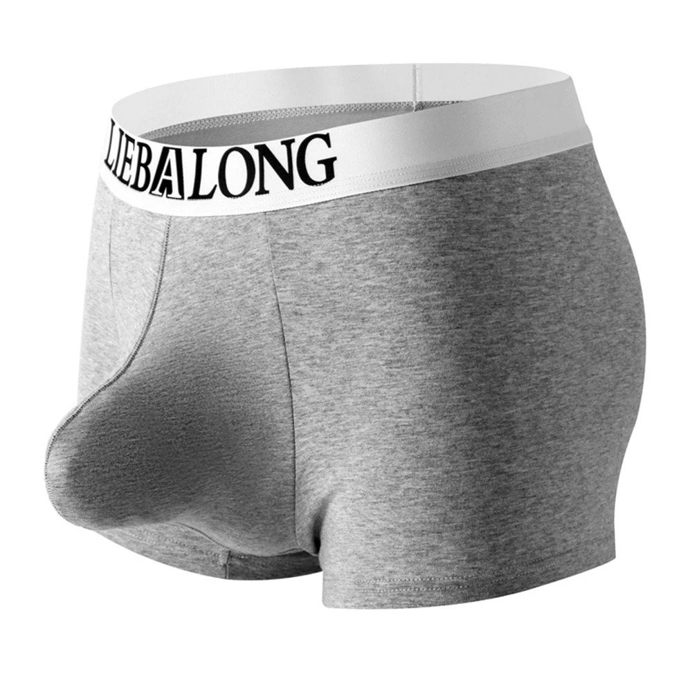 

Men's Panties Men Underwear Boxershorts Sexy Soft Long Elastic Sleep Bottoms Panties Convex Pouch Large Size Underpants