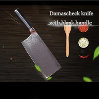 gzv damascus steel chef knife japanese vg10 core blade razor sharp kitchen knives g10 handle slicing knife senior gift box
