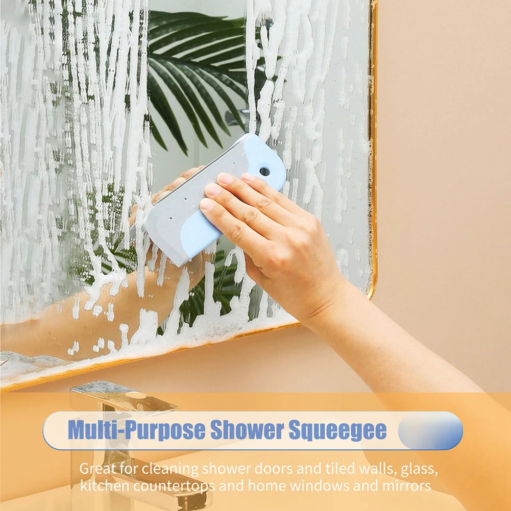 

Shower Squeegee Glass Wiper Scraper Shower Squeegee Cleaner Bathroom Mirror Wiper Scraper Window Cleaning Machine Accessories
