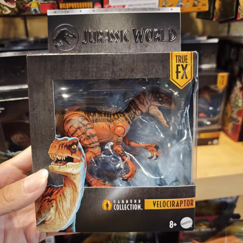 Фото Mattel Jurassic World Hammond Коллекция Модель динозавра Reborn Movie Velociraptor Stygimoloch Troodon Фигурка Детская игрушка в подарок №2