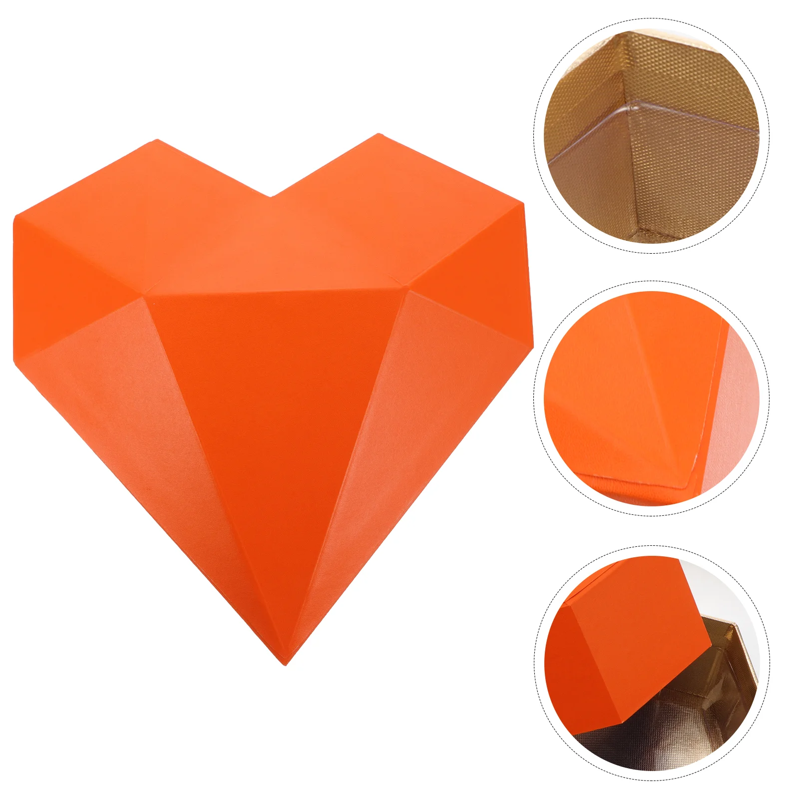 

Box Heart Flower Shaped Gift Wrappingorganizer Packing Case Lid Shape Round Dayvalentine Flowersstorage