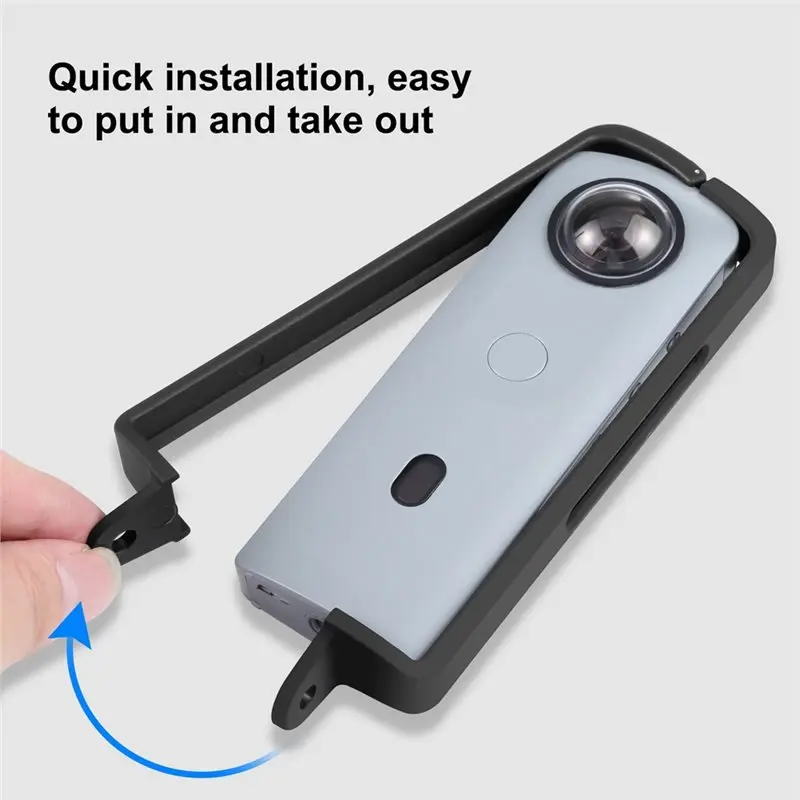 Фото [НОВИНКА! CCDD] Защитная рамка для Ricoh Theta SC2 с адаптером для крепления и винтом, аксессуары для фотосъемки №2