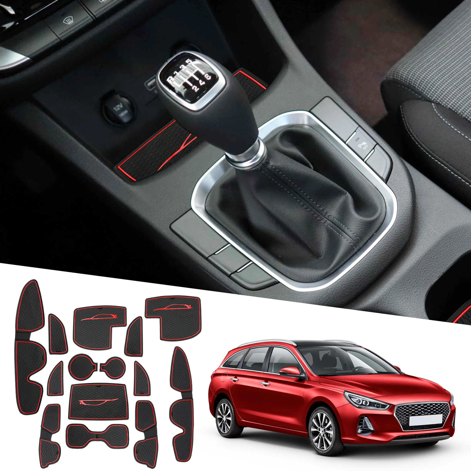 

Противоскользящая панель для Hyundai i30/ i30 N/ i30 N Line 2023, аксессуары для салона автомобиля Hyundai i30 2023
