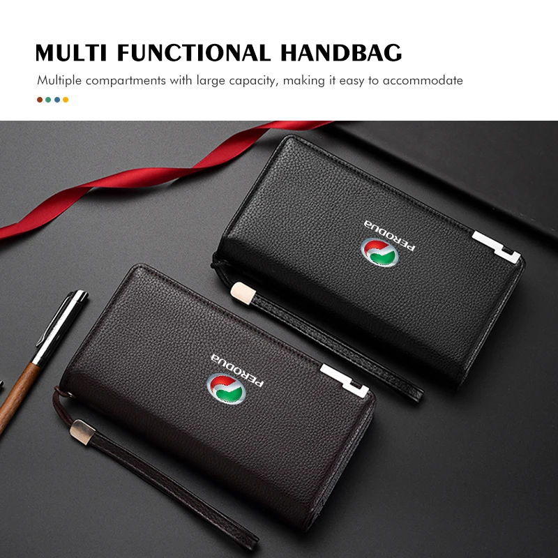 Автомобильный бизнес-кошелек большой емкости Многофункциональный держатель на