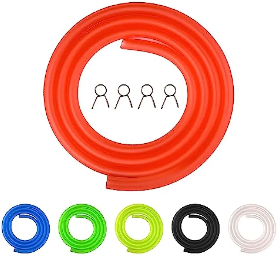 Топливный шланг бензиновый I.D. 4 5 мм длина 1 м w/4 зажима для шлангов водителей