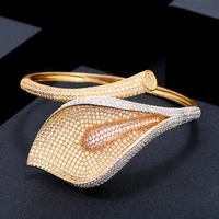 kellybola new luxury original design stackable bangles for women bridal wedding cubic zircon bracelet party jewelry 2022 hot
