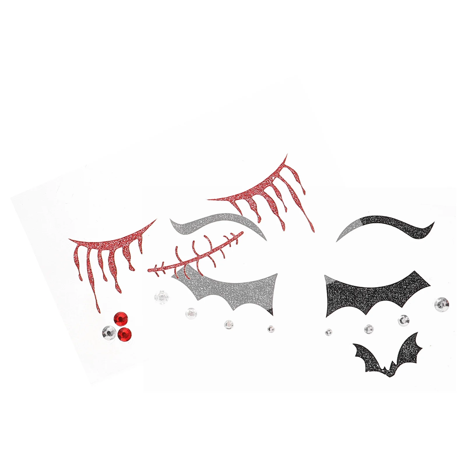 

2 листа наклеек для макияжа на Хэллоуин