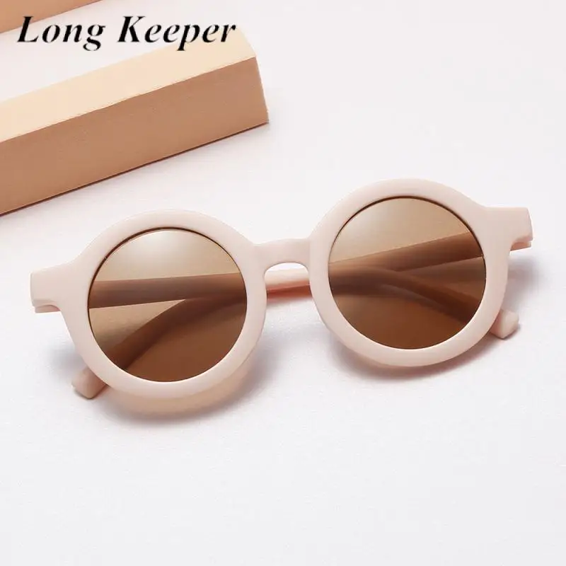 

Детские цветные солнцезащитные очки в форме героев мультфильмов модные круглые Винтажные Солнцезащитные очки для мальчиков и девочек Детс...