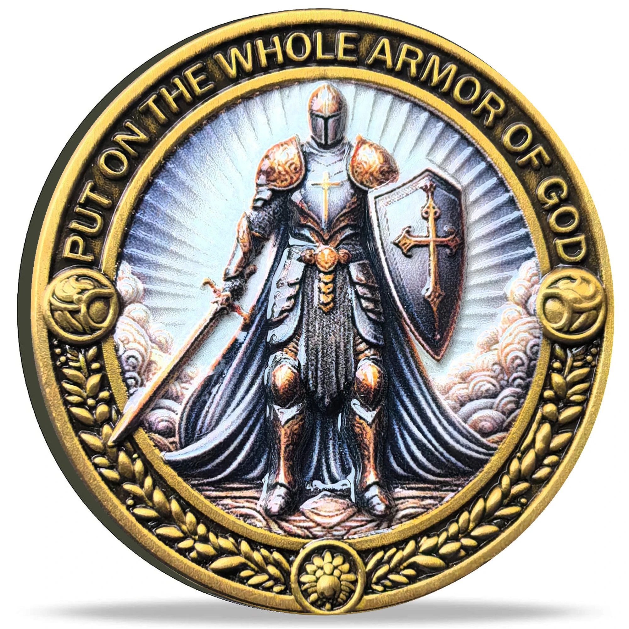 

Металлическая монета Armor of God