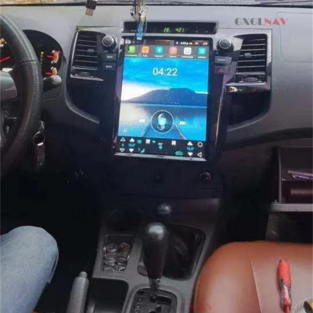 Автомобильный видеоплеер Радио для TOYOTA Fortuner HILUX Android 13 Revo 2005 2006 2007 2008 2009 2010 2011 2012 2013