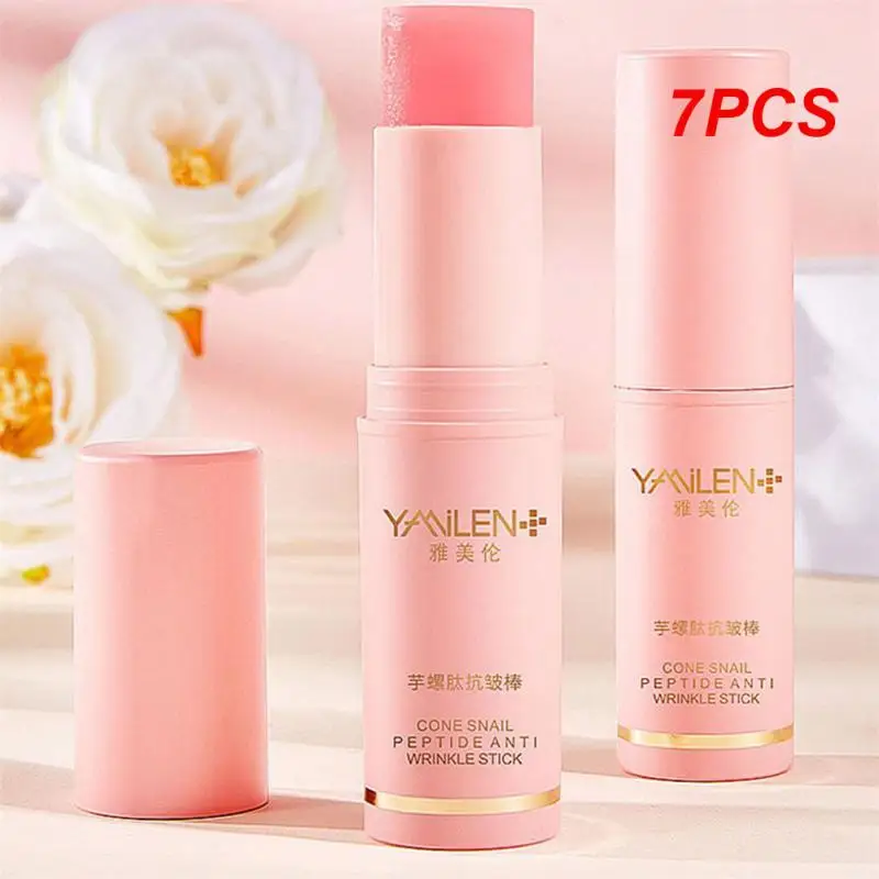 

7PCS Collagen Multi Balm Stick Wrinkle Bounce Anti-Wrinkle Dull Snail Cone Skin Moisturizing Tone Balm Brighten Peptide Cream