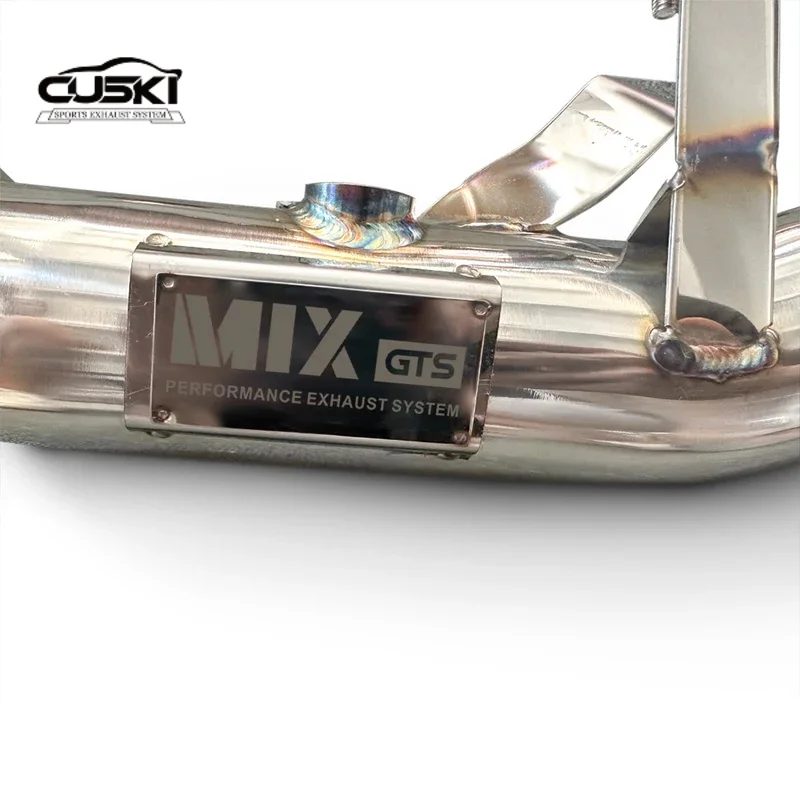 Автомобильные детали выхлопной трубы из нержавеющей стали для Mercedes Benz SMART 453 2015-2019