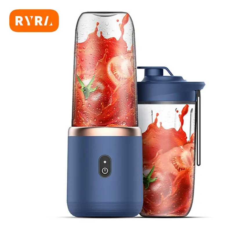 

Fruit Juice Cup Rechargeable Mixer Small Juicer Cup Automatic Multifunction Portable Kitchen Accessories Tools Ice Crush Cup