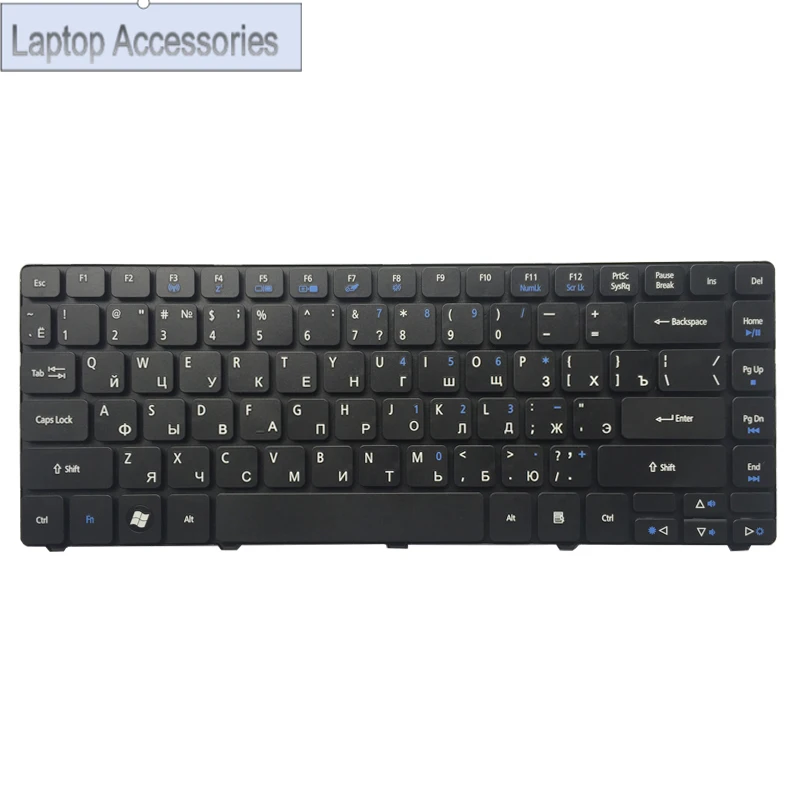 Фото Новая русская клавиатура для ноутбука Acer Aspire 4810 4810T 4820 4820T 4625 4625G 4752 4350 4350G RU клавиатура черная №2