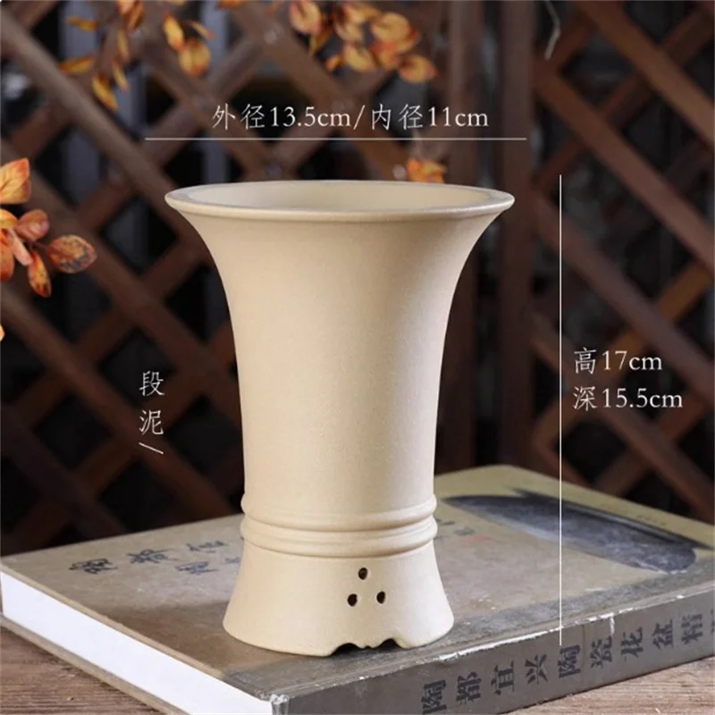 

Фиолетовый керамический горшок для бонсай