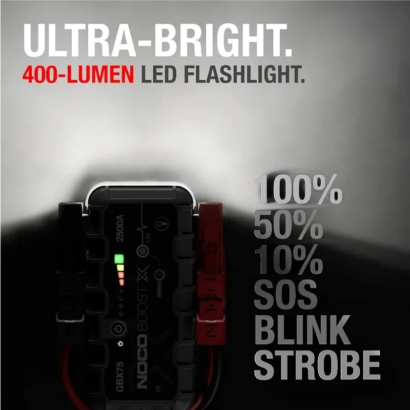 Boost X GBX75 2500A 12V UltraSafe Портативный литиевый стартер усилитель автомобильного