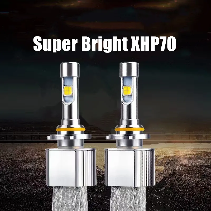 Фары головного света XHP70, 100 Вт, H7, H4, H11, H4, H7, 9005, 9006 К, 6000 лм, XHP50, 4300 К, 6000 К