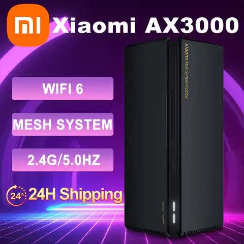 Роутер Xiaomi AX3000, гигабитный усилитель, 6 ретрансляторов, Wi-Fi, 2,4 ГГц, 5,0 ГГц