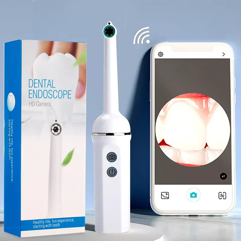 

Dentistry Intraoral Dental Camera Monitor WiFi Tooth Intra Oral Endoscope with LED Light Mouth Teeth Inspection Camera Tool