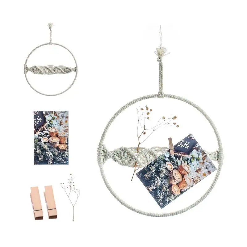 

Macrame Dream Catchers Woven Macrame Dreamcatcher Cotton Rope Bohemian Dream Catcher Living Room Wall Decor For Bedroom