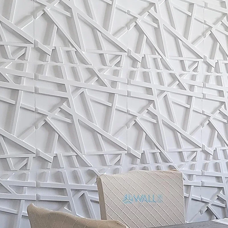 12 шт. 50 см 3D настенная панель геометрические линии наклейка на стену обои